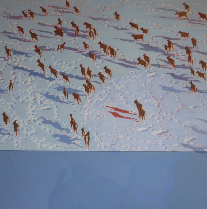 Change Break the Chain, acrylic on canvas, 53” x 53”, Canadian Affairs Permanent Collection, Canada House London UK